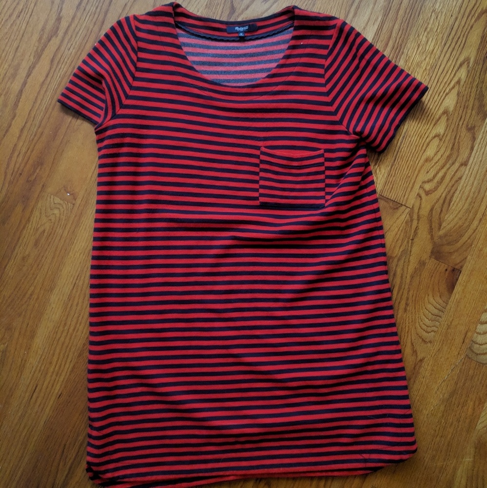 Madewell ✨ Striped Shirt Dress